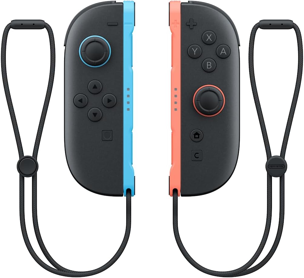 Paire de manettes Joy-Con 2 gauche bleu clair & droite rouge clair Switch 2
